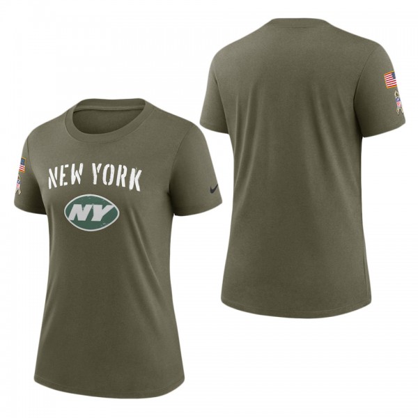Women's New York Jets Olive 2022 Salute To Service...