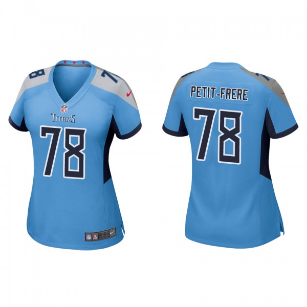 Women's Tennessee Titans Nicholas Petit-Frere Light Blue Game Jersey