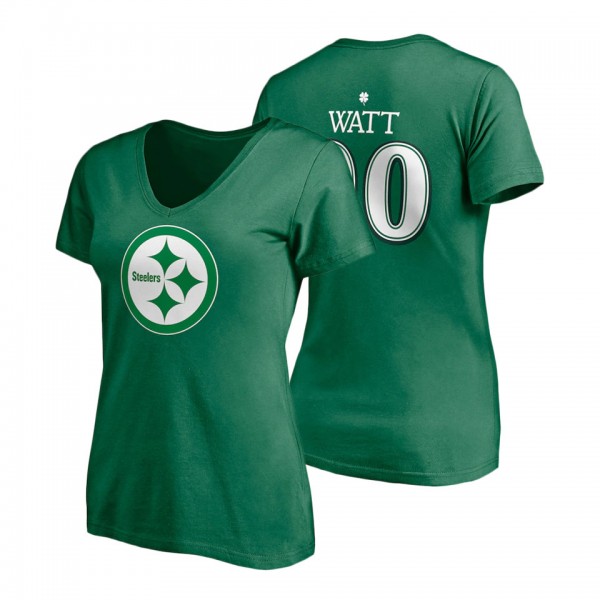 Women's Pittsburgh Steelers T.J. Watt Kelly Green ...