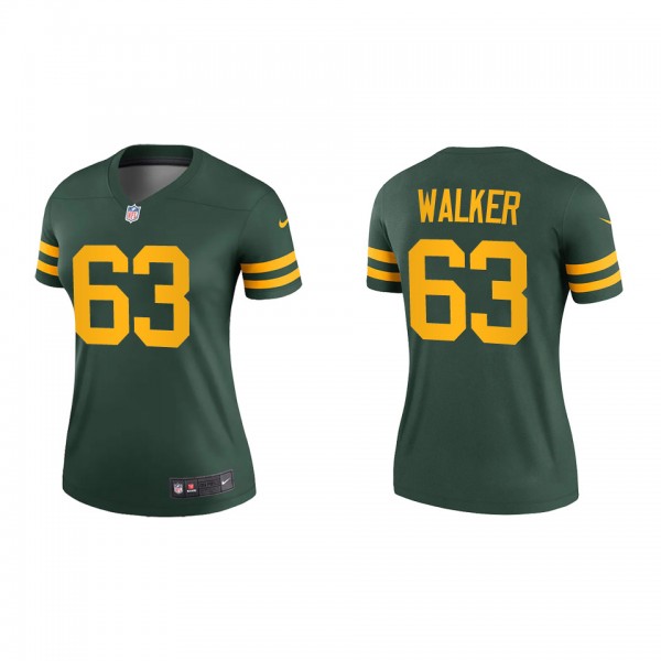 Women's Green Bay Packers Rasheed Walker Green Alternate Legend Jersey