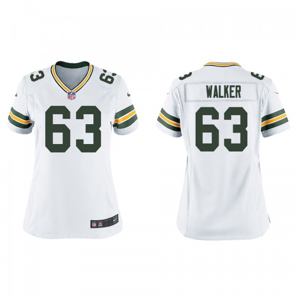Women's Green Bay Packers Rasheed Walker White Gam...