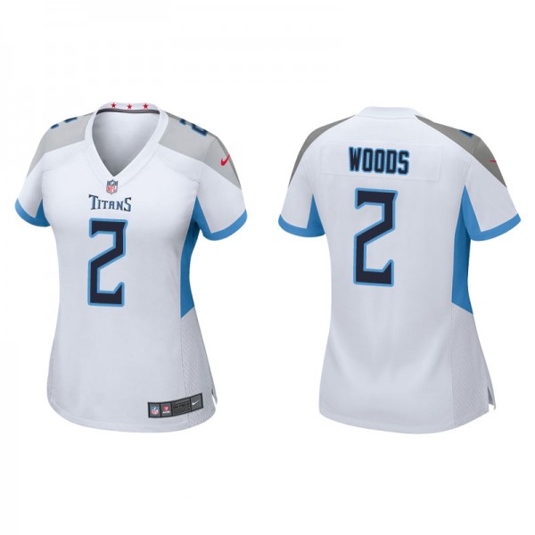 Women's Tennessee Titans Robert Woods White Game J...
