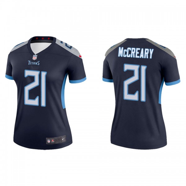 Women's Tennessee Titans Roger McCreary Navy Legen...
