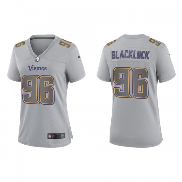 Women's Minnesota Vikings Ross Blacklock Gray Atmo...