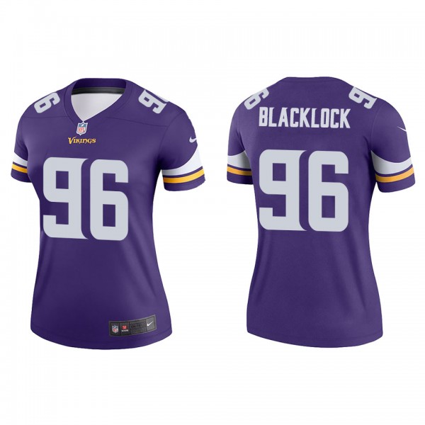Women's Minnesota Vikings Ross Blacklock Purple Le...