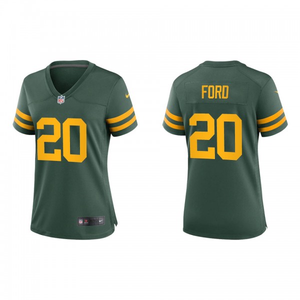 Women's Green Bay Packers Rudy Ford Green Alternate Game Jersey