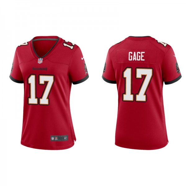Women's Tampa Bay Buccaneers Russell Gage Red Game...