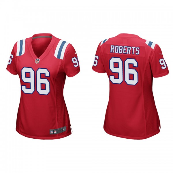 Women's New England Patriots Sam Roberts Red Game ...