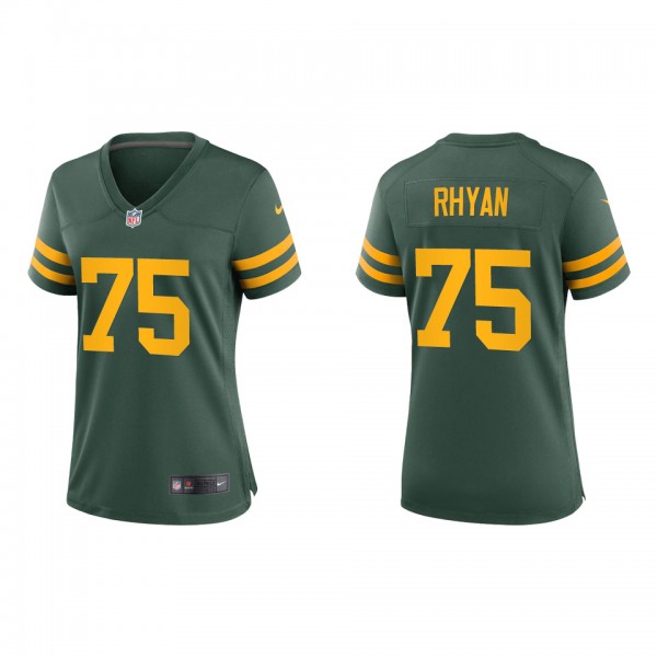 Women's Green Bay Packers Sean Rhyan Green 2022 NF...
