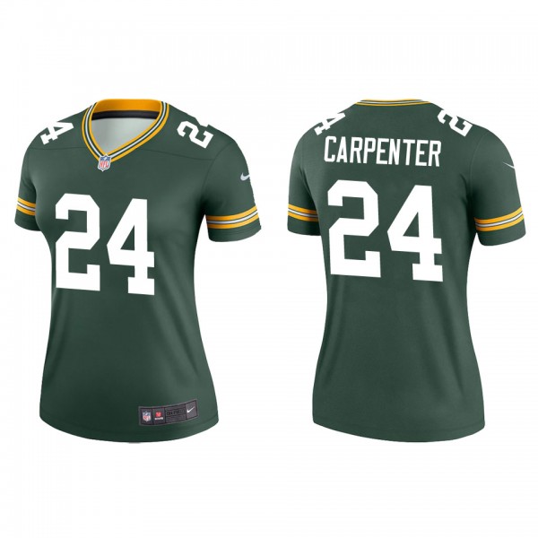 Women's Green Bay Packers Tariq Carpenter Green Le...