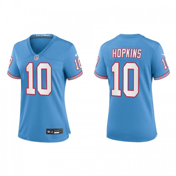 Women's Tennessee Titans DeAndre Hopkins Light Blu...