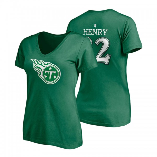 Women's Tennessee Titans Derrick Henry Kelly Green...