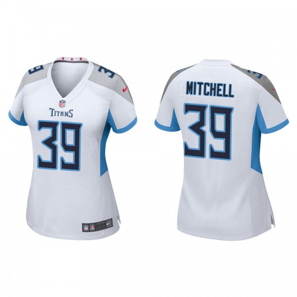 Women's Tennessee Titans Terrance Mitchell White G...