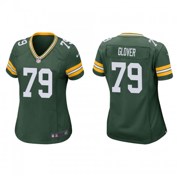 Women's Travis Glover Green Bay Packers Green Game...