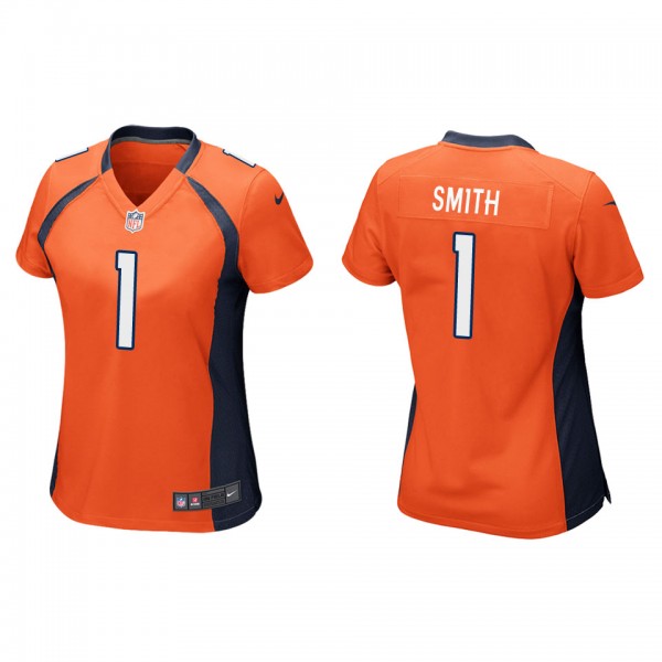 Women's Tremon Smith Denver Broncos Orange Game Je...