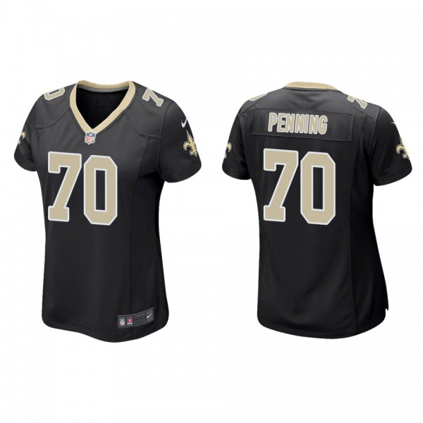 Women's New Orleans Saints Trevor Penning Black 2022 NFL Draft Game Jersey