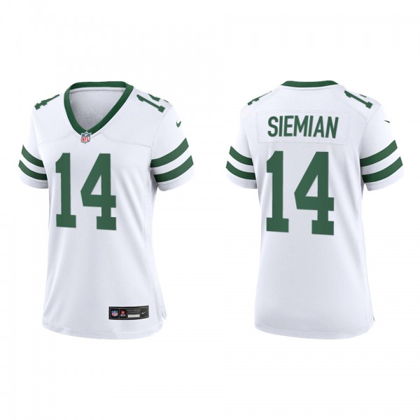 Women's New York Jets Trevor Siemian White Legacy ...