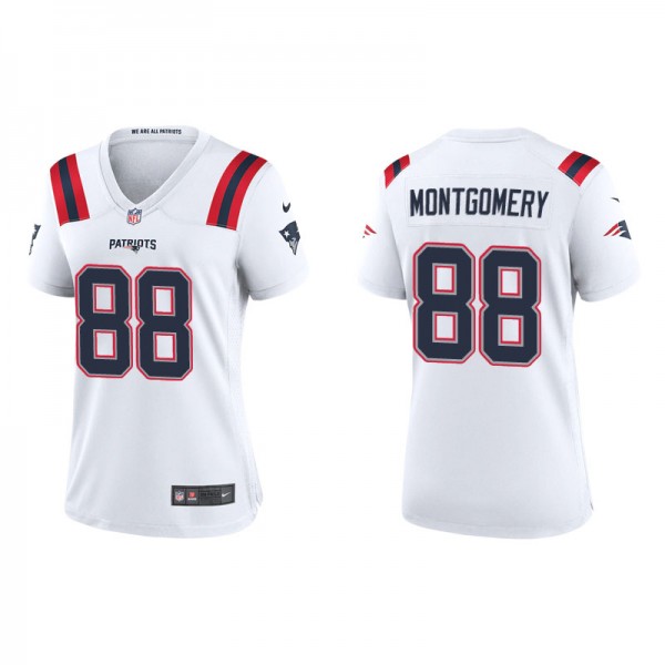 Women's New England Patriots Ty Montgomery White G...