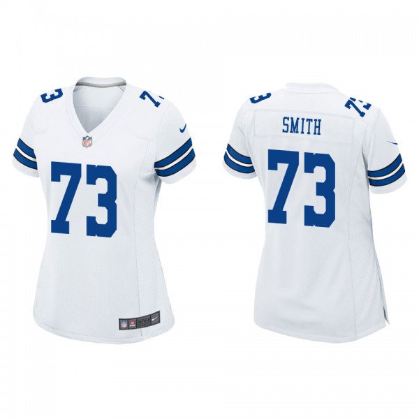 Women's Dallas Cowboys Tyler Smith White 2022 NFL Draft Game Jersey
