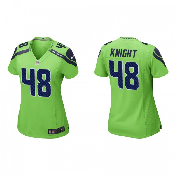 Women's Tyrice Knight Seattle Seahawks Neon Green ...