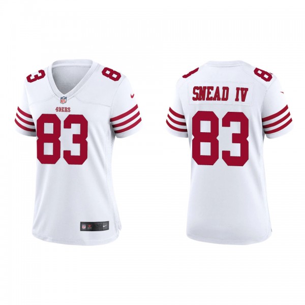 Women's San Francisco 49ers Willie Snead IV White Game Jersey