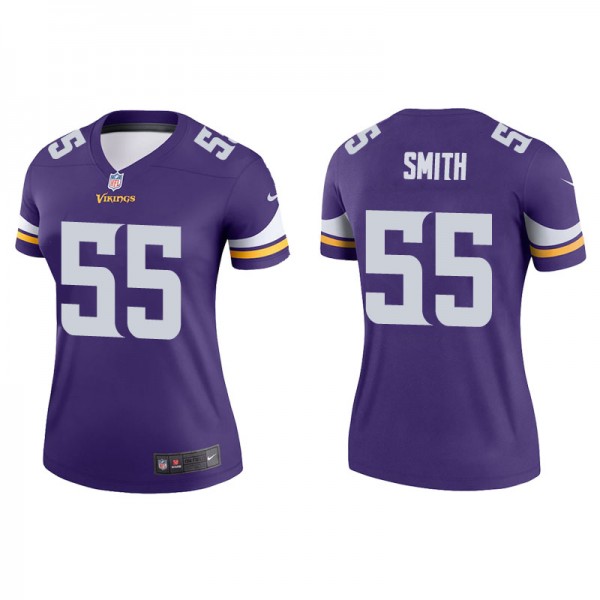 Women's Minnesota Vikings Za'Darius Smith Purple L...