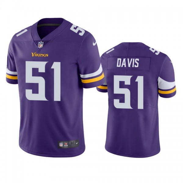 Minnesota Vikings Wyatt Davis Purple Vapor Limited...