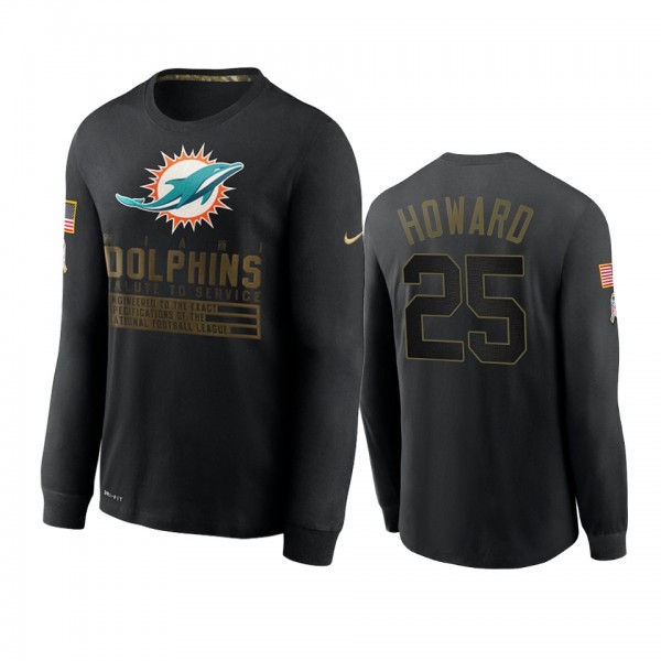 Miami Dolphins Xavien Howard Black 2020 Salute To ...