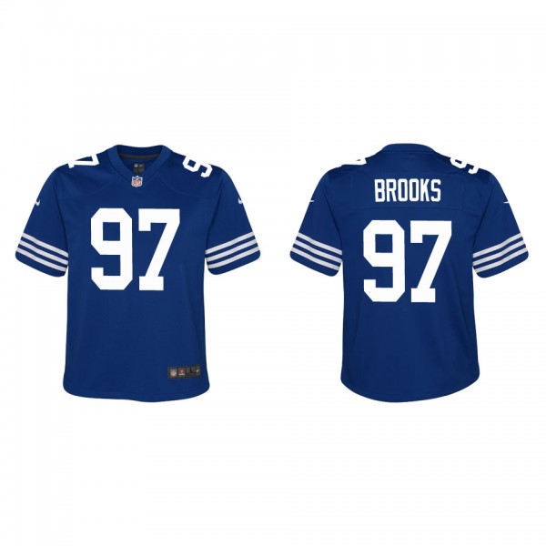 Youth Indianapolis Colts Curtis Brooks Royal Alter...