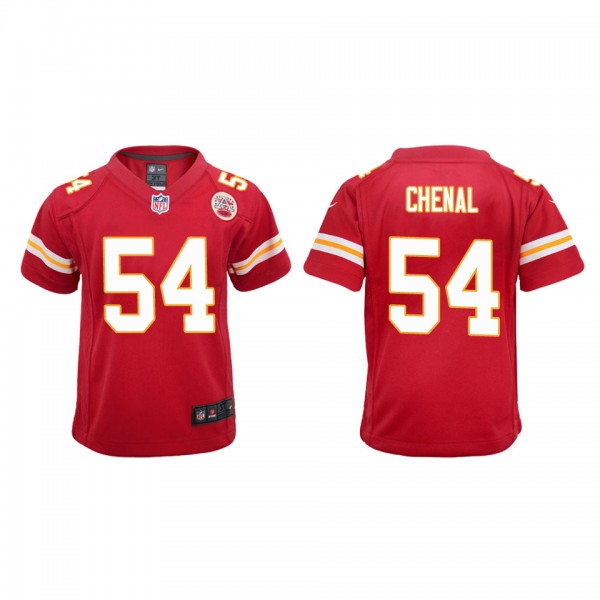 Youth Kansas City Chiefs Leo Chenal Red Game Jerse...