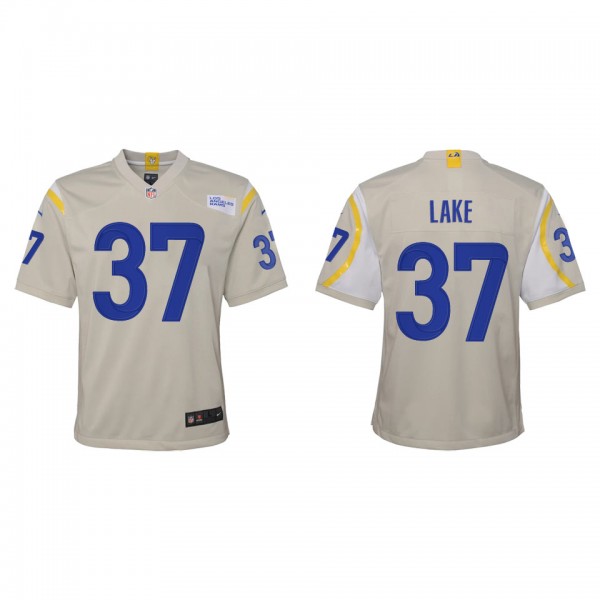 Youth Los Angeles Rams Quentin Lake Bone Game Jers...