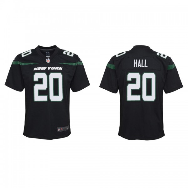 Youth New York Jets Breece Hall Black Game Jersey