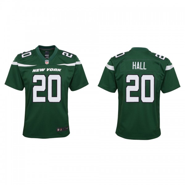 Youth New York Jets Breece Hall Green Game Jersey
