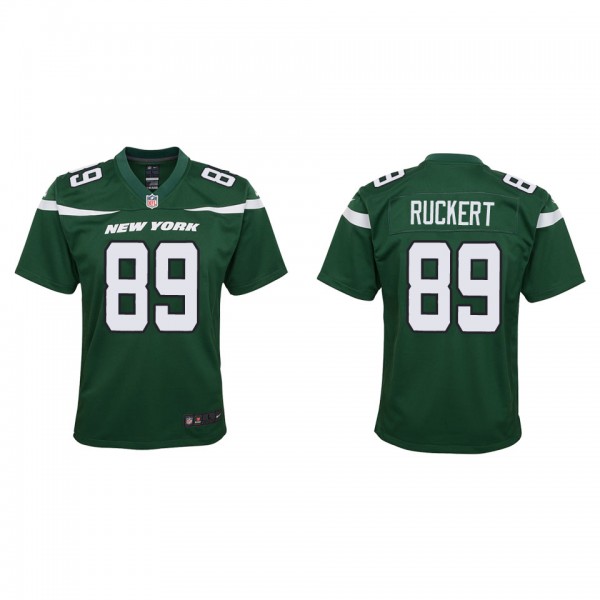 Youth New York Jets Jeremy Ruckert Green Game Jers...