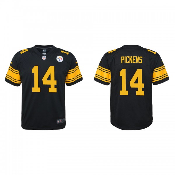 Youth Pittsburgh Steelers George Pickens Black Alternate Game Jersey
