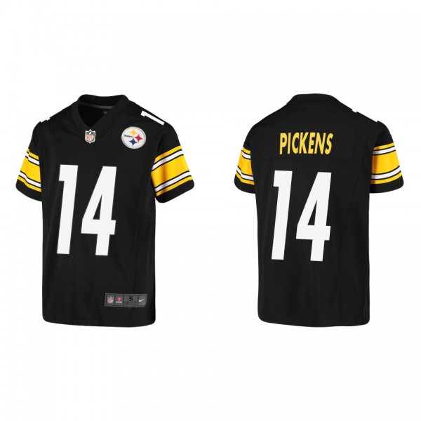 Youth Pittsburgh Steelers George Pickens Black Game Jersey