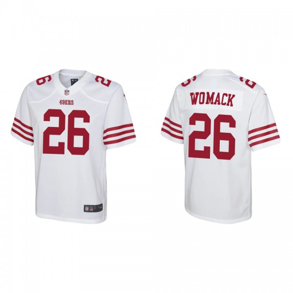 Youth San Francisco 49ers Samuel Womack White Game...