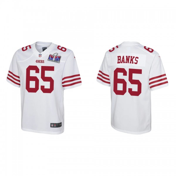 Youth Aaron Banks San Francisco 49ers White Super ...