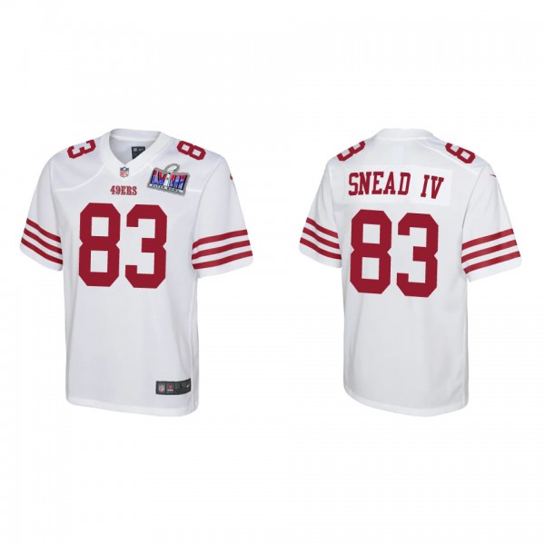 Youth Willie Snead IV San Francisco 49ers White Su...