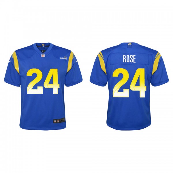 Youth Los Angeles Rams A.J. Rose Royal Game Jersey