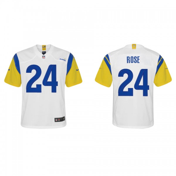Youth Los Angeles Rams A.J. Rose White Alternate G...