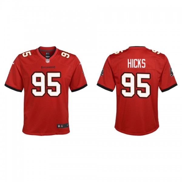 Youth Tampa Bay Buccaneers Akiem Hicks Red Game Je...