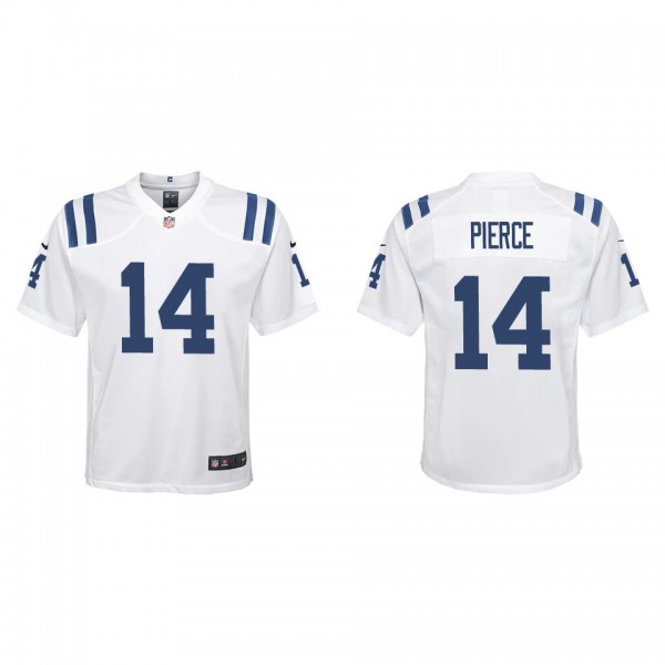 Youth Indianapolis Colts Alec Pierce White Game Je...