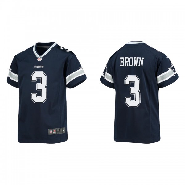 Youth Dallas Cowboys Anthony Brown Navy Game Jerse...