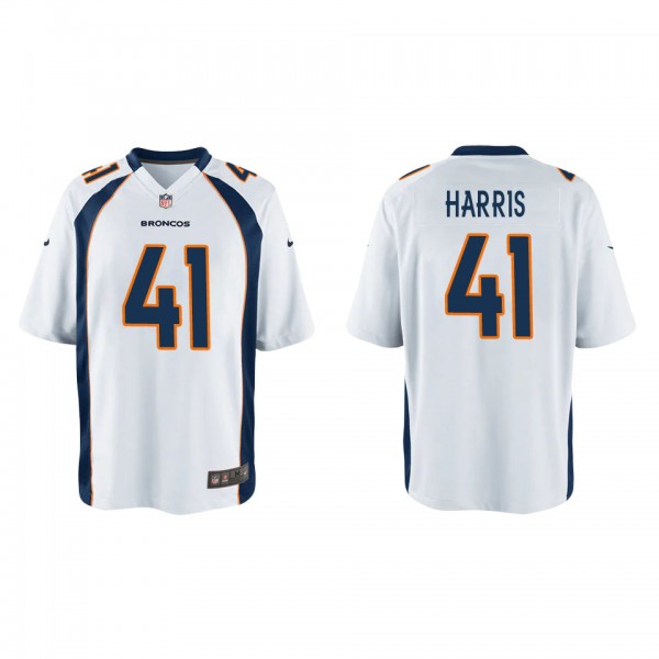Youth Denver Broncos Anthony Harris White Game Jersey