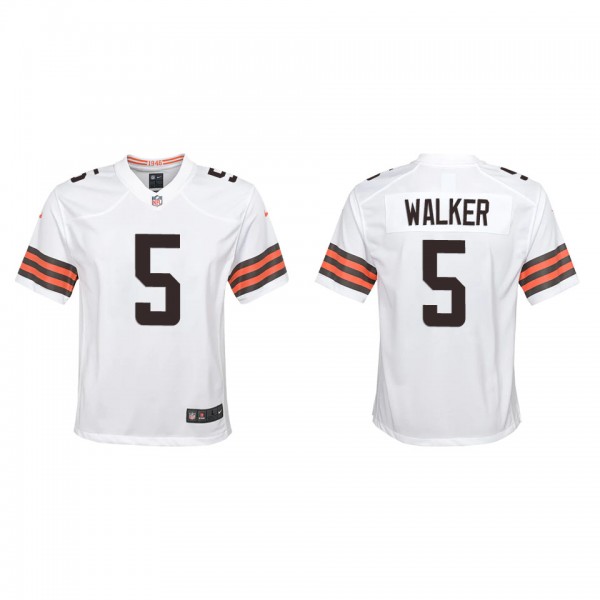 Youth Cleveland Browns Anthony Walker White Game J...