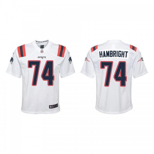 Youth New England Patriots Arlington Hambright Whi...