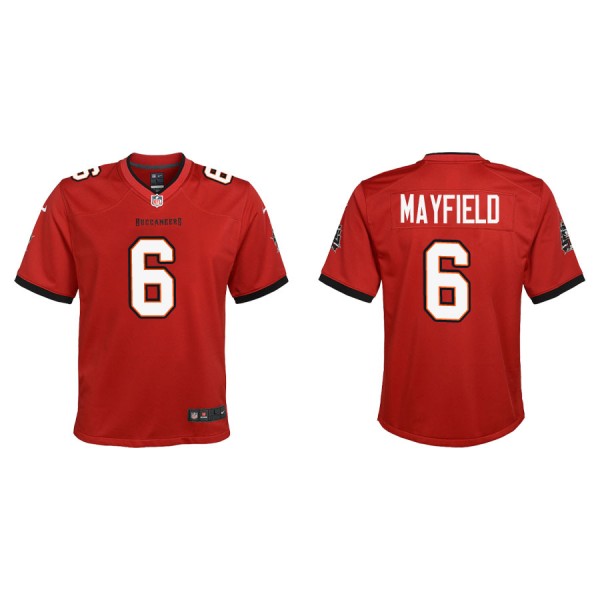 Youth Tampa Bay Buccaneers Baker Mayfield Red Game Jersey