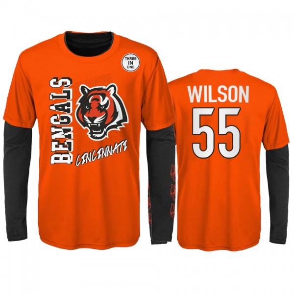 Cincinnati Bengals Logan Wilson Orange Black For t...