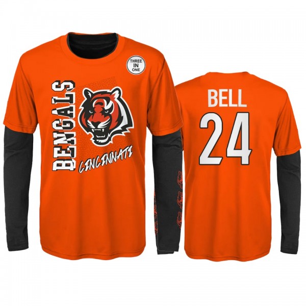 Cincinnati Bengals Vonn Bell Orange Black For the ...